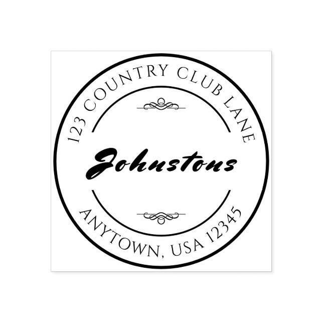 Unterschrift für den Haushalt — Briefmarke aus Ede Gummistempel (Prägung)