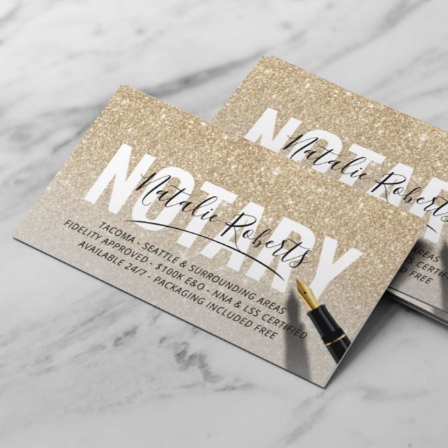 Unterschrift für den mobilen Notar Public Modern G Visitenkarte (Von Creator hochgeladen)