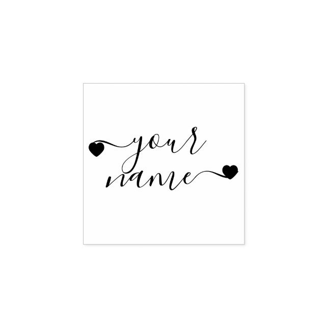 Unterschrift Ihres benutzerdefinierten Texts oder  Gummistempel (Prägung)