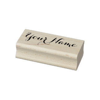 Unterschrift Süßer Name Gummistempel