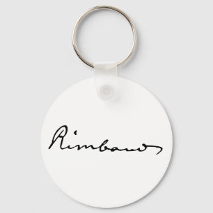 Unterschrift von Arthur Rimbaud Schlüsselanhänger