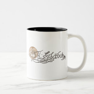 Unterschrift von Elisabeth I. (Version 2) Zweifarbige Tasse