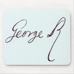 Unterschrift von George II Mousepad