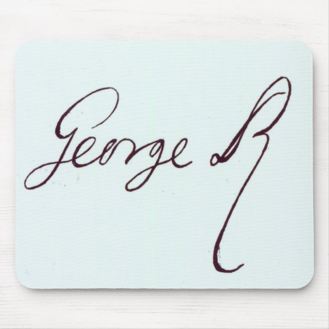 Unterschrift von George II Mousepad (Vorne)