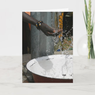 Unterschriften-Gruß-Karte Karte