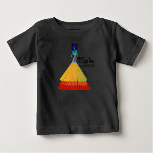 Unterschriften-Säuglings-T - Shirtw/Black Baby T-shirt