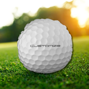 Unterschriften-Serie Personalisierte Golfball-Gesc Rundes Kissen