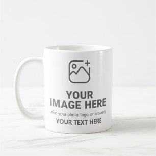 Unterschriftsfoto und benutzerdefinierte Nachricht Kaffeetasse