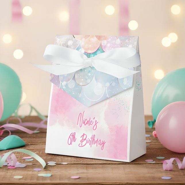 Unterseezauberei Geburtstagsbash Geschenkschachtel (Von Creator hochgeladen)