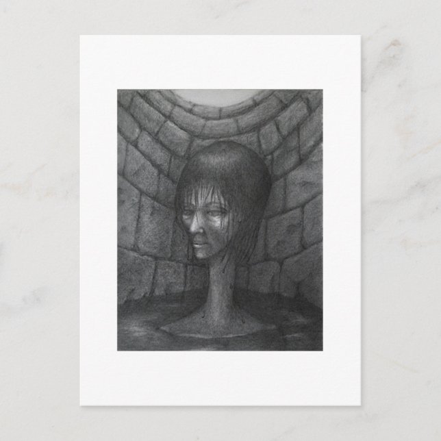 Unterseite des Brunnens Postkarte (Vorderseite)