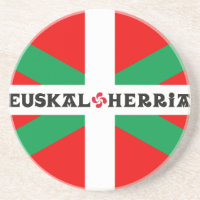 Unterseite - von - Glas baskische Fahne „Ikkurina