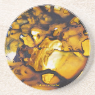 UNTERSEITE - VON - GLAS GETRÄNKEUNTERSETZER