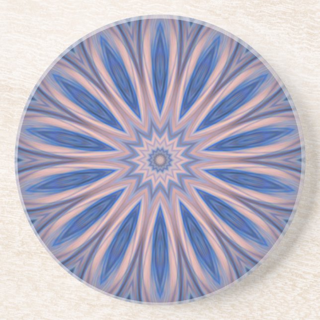 Untersetzer 4.25", Sandstein oben, Korkunterteil,  (Vorne)