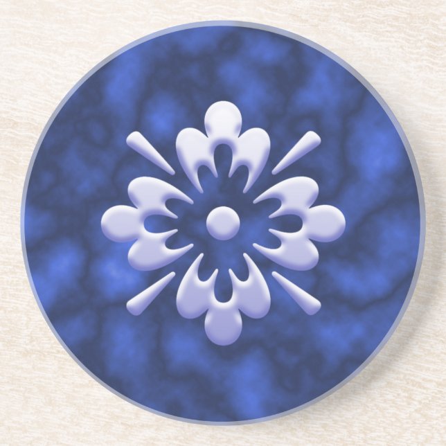 Untersetzer abstrakt Blume (Vorne)