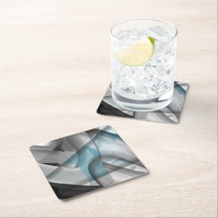 Untersetzer Abstrakter Trend Räume Dekoration Blau