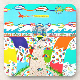 Untersetzer an der Seepromenade