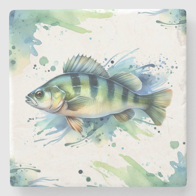 Untersetzer - Aquarellfarbenserie: Perle (Vorderseite)