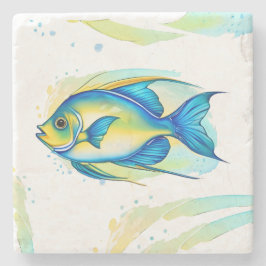 Untersetzer - Aquarellreihe: Angelfish