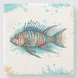 Untersetzer - Aquarellreihe: Seeteufel