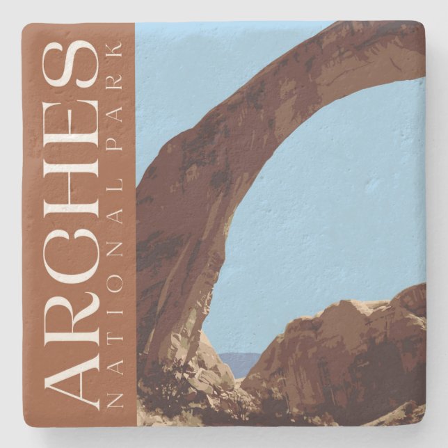 Untersetzer Arches, Nationalpark Stone Untersetzer (Vorderseite)