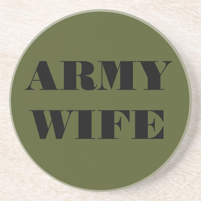 Untersetzer Army Ehefrau (Vorne)