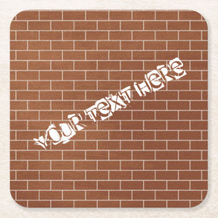 Untersetzer aus Backstein mit benutzerdefiniertem 