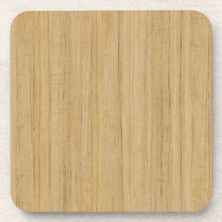 Untersetzer aus dunkelgelbem Holz Set