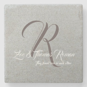 Untersetzer aus familienfreundlichem Marmor