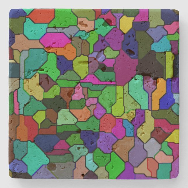 Untersetzer aus festem Glas (Vorderseite)