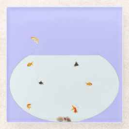 Untersetzer aus Fluchtglas