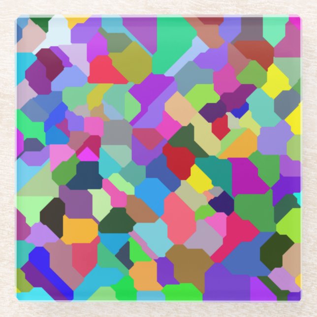 Untersetzer aus getilgtem Glaß (Vorderseite)