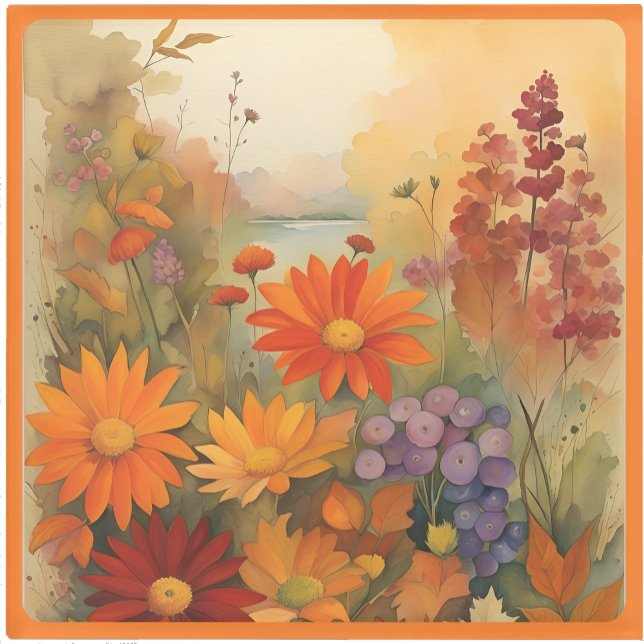 Untersetzer aus Glas - Goldene Farbtöne von Orange (Von Creator hochgeladen)