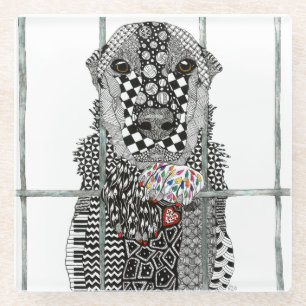 Untersetzer aus Glaßglas