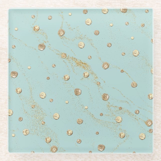 Untersetzer aus Gold (Vorderseite)