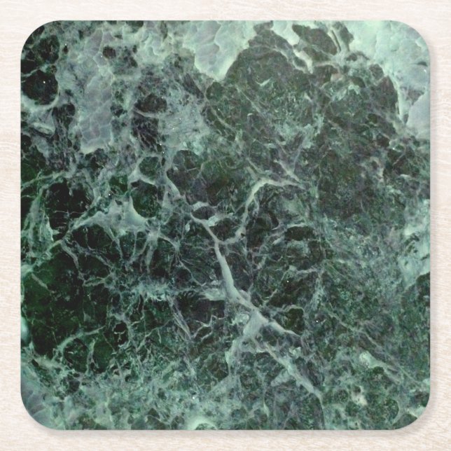 Untersetzer aus grünem Marmor (Vorderseite)