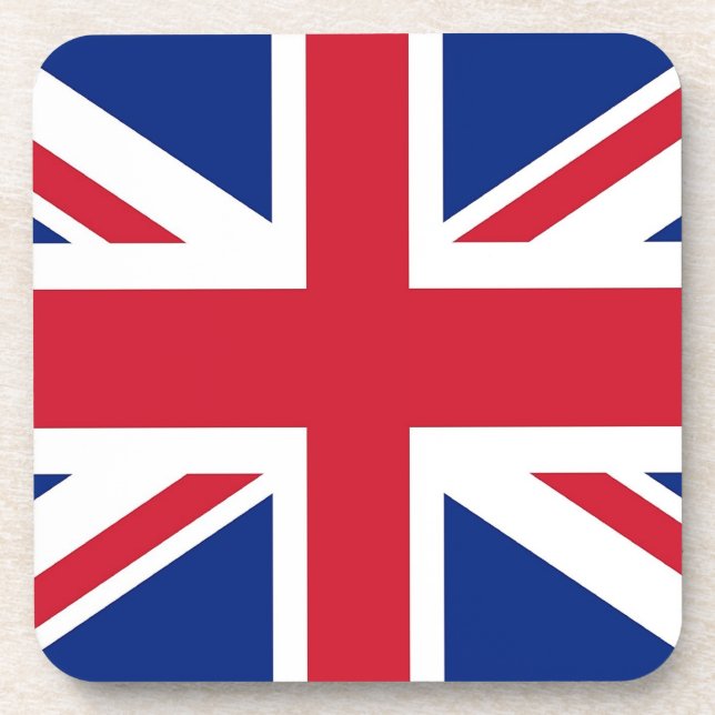 Untersetzer aus hartem Kunststoff mit der Flagge d (Vorderseite)