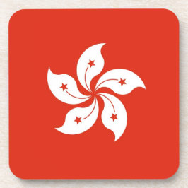 Untersetzer aus hartem Kunststoff mit der Flagge H