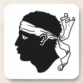 Untersetzer aus hartem Kunststoff mit der Flagge K