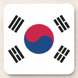 Untersetzer aus hartem Kunststoff mit der Flagge S