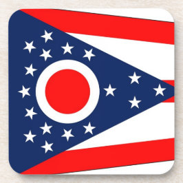 Untersetzer aus hartem Kunststoff mit der Flagge v