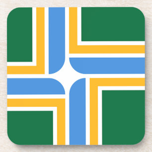 Untersetzer aus hartem Kunststoff mit der Flagge v