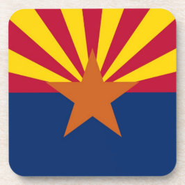 Untersetzer aus hartem Kunststoff mit der Flagge v