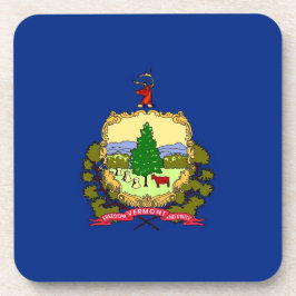 Untersetzer aus hartem Kunststoff mit der Flagge v