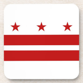 Untersetzer aus hartem Kunststoff mit der Flagge v