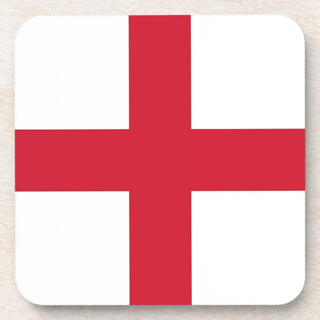 Untersetzer aus hartem Kunststoff mit englischer F (Vorderseite)