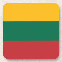 Untersetzer aus hartem Kunststoff mit litauischer 