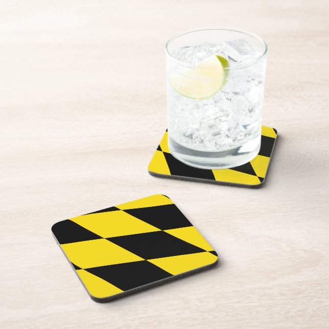 Untersetzer aus hartem Kunststoff mit Münchner Fla (Rechte Seite)