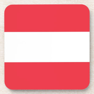 Untersetzer aus hartem Kunststoff mit österreichis