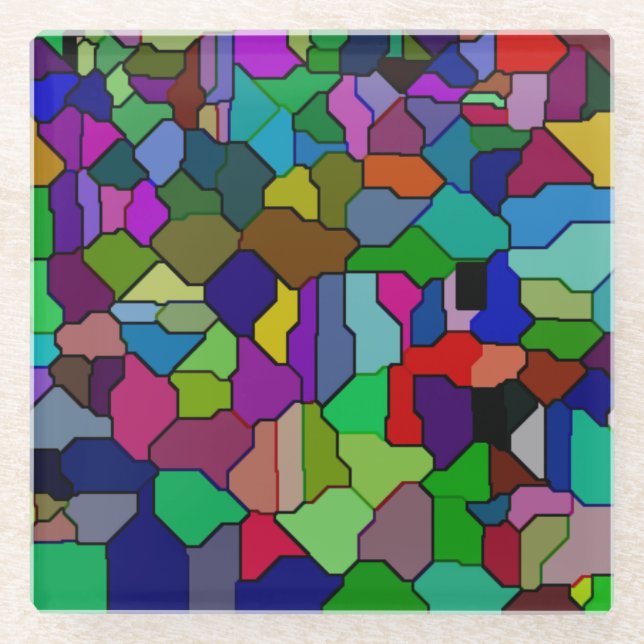 Untersetzer aus Hartglas (Vorderseite)