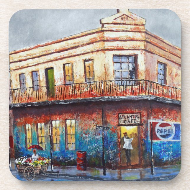 Untersetzer aus Hartkunststoff (Vorderseite)